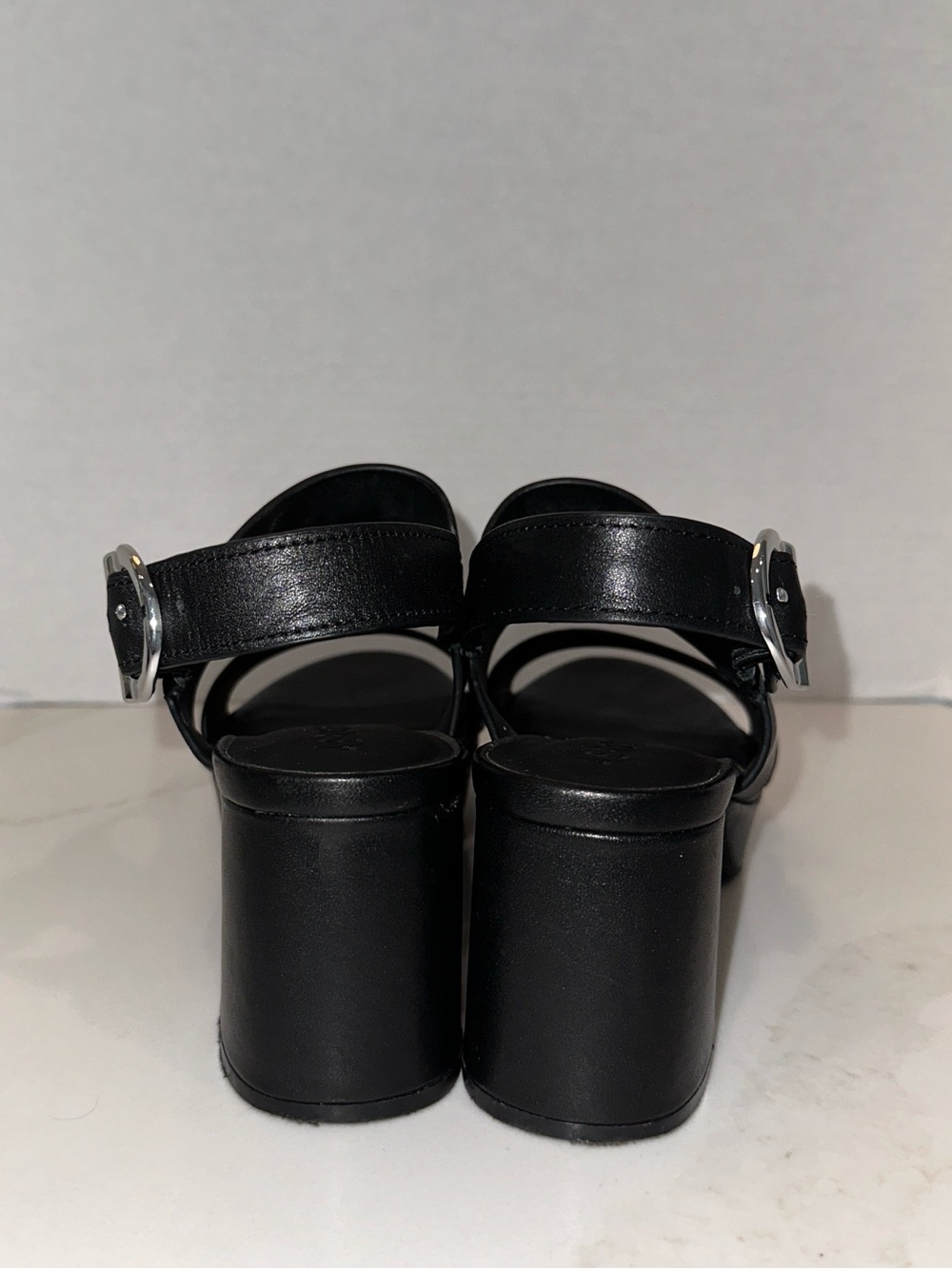 AREOSOLES Camera Leather Platform Sandal in Black - Picture 11 of 16